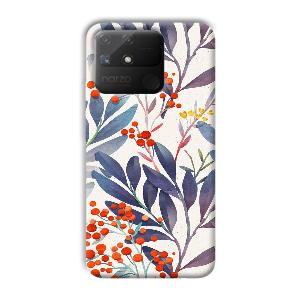 Cherries Phone Customized Printed Back Cover for Realme Narzo 50A