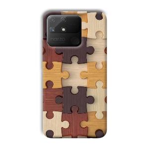 Puzzle Phone Customized Printed Back Cover for Realme Narzo 50A