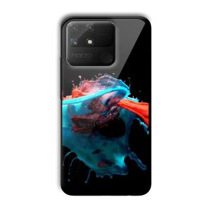 Mix of Colors Customized Printed Glass Back Cover for Realme Narzo 50A