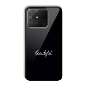 Beautiful Customized Printed Glass Back Cover for Realme Narzo 50A