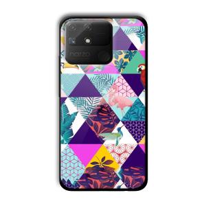 Animal Kingdom Customized Printed Glass Back Cover for Realme Narzo 50A