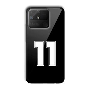 Eleven Customized Printed Glass Back Cover for Realme Narzo 50A