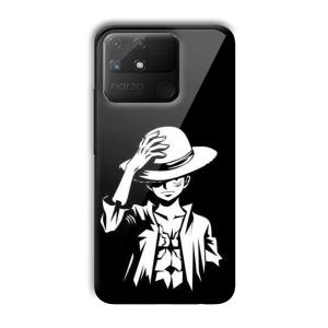 Cool Dude Customized Printed Glass Back Cover for Realme Narzo 50A