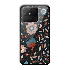 Abstract Art Customized Printed Glass Back Cover for Realme Narzo 50A