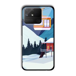 Holiday Home Customized Printed Glass Back Cover for Realme Narzo 50A