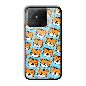 Laughing Cub Customized Printed Glass Back Cover for Realme Narzo 50A