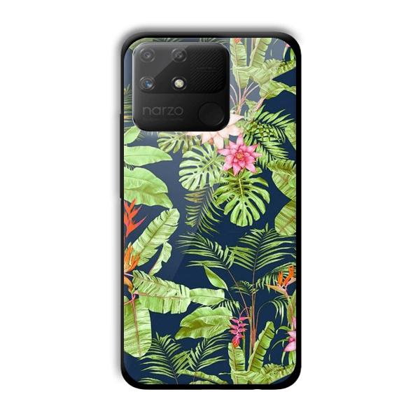 Forest at Night Customized Printed Glass Back Cover for Realme Narzo 50A