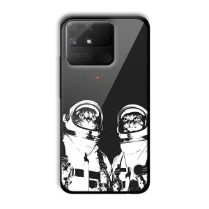 Little Red Dot Customized Printed Glass Back Cover for Realme Narzo 50A