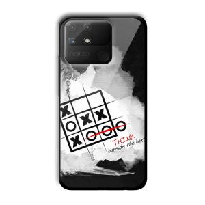 Think Outside the Box Customized Printed Glass Back Cover for Realme Narzo 50A