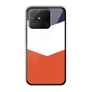 3 Colors Customized Printed Glass Back Cover for Realme Narzo 50A