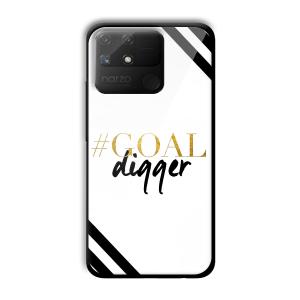Goal Digger Customized Printed Glass Back Cover for Realme Narzo 50A