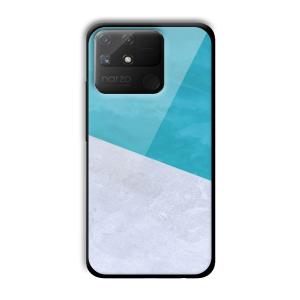 Twin Color Customized Printed Glass Back Cover for Realme Narzo 50A
