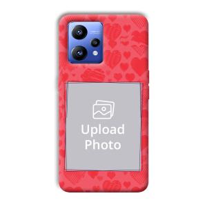 Red Hearts Customized Printed Back Cover for Realme Narzo 50 Pro