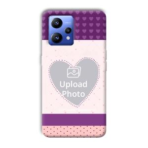 Purple Hearts Customized Printed Back Cover for Realme Narzo 50 Pro