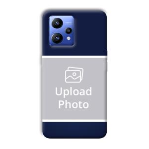Blue White Customized Printed Back Cover for Realme Narzo 50 Pro