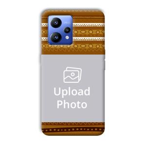 Brown Lines Customized Printed Back Cover for Realme Narzo 50 Pro
