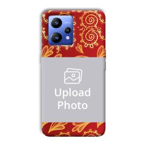 Red Design Customized Printed Back Cover for Realme Narzo 50 Pro