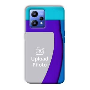 Blue Waves Customized Printed Back Cover for Realme Narzo 50 Pro