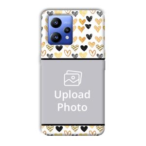 Small Hearts Customized Printed Back Cover for Realme Narzo 50 Pro