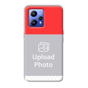 Red White Customized Printed Back Cover for Realme Narzo 50 Pro