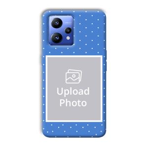 Sky Blue White Customized Printed Back Cover for Realme Narzo 50 Pro