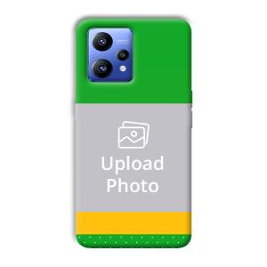 Green Yellow Customized Printed Back Cover for Realme Narzo 50 Pro