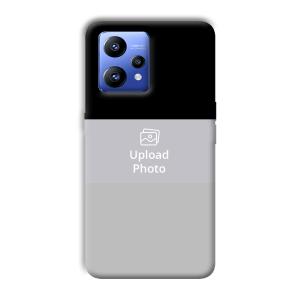 Black & Grey Customized Printed Back Cover for Realme Narzo 50 Pro