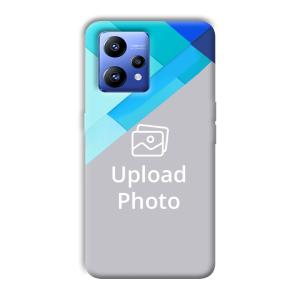 Bluish Patterns Customized Printed Back Cover for Realme Narzo 50 Pro