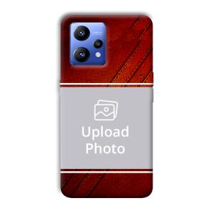 Solid Red Customized Printed Back Cover for Realme Narzo 50 Pro