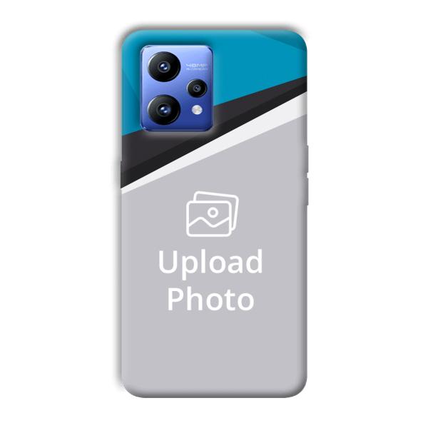 Blue Black Customized Printed Back Cover for Realme Narzo 50 Pro