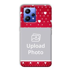 White Hearts Customized Printed Back Cover for Realme Narzo 50 Pro