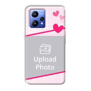 Pink Check Customized Printed Back Cover for Realme Narzo 50 Pro