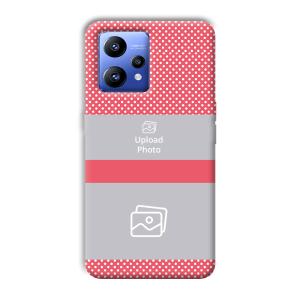 Pink Polka Customized Printed Back Cover for Realme Narzo 50 Pro