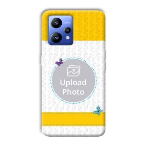 Butterflies & Yellow Customized Printed Back Cover for Realme Narzo 50 Pro