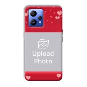 Red Pink  Customized Printed Back Cover for Realme Narzo 50 Pro