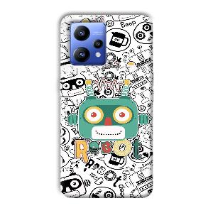 Animated Robot Phone Customized Printed Back Cover for Realme Narzo 50 Pro