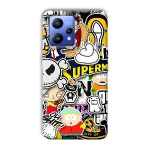 Cartoons Phone Customized Printed Back Cover for Realme Narzo 50 Pro