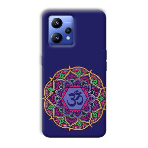 Blue Om Design Phone Customized Printed Back Cover for Realme Narzo 50 Pro