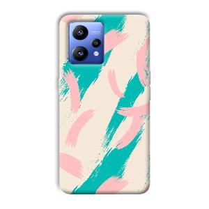 Pinkish Blue Phone Customized Printed Back Cover for Realme Narzo 50 Pro