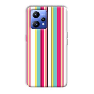Lines Pattern Phone Customized Printed Back Cover for Realme Narzo 50 Pro