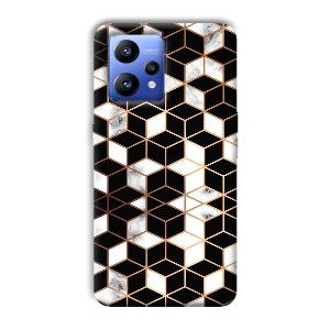 Black Cubes Phone Customized Printed Back Cover for Realme Narzo 50 Pro