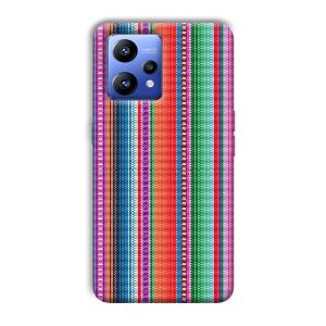 Fabric Pattern Phone Customized Printed Back Cover for Realme Narzo 50 Pro