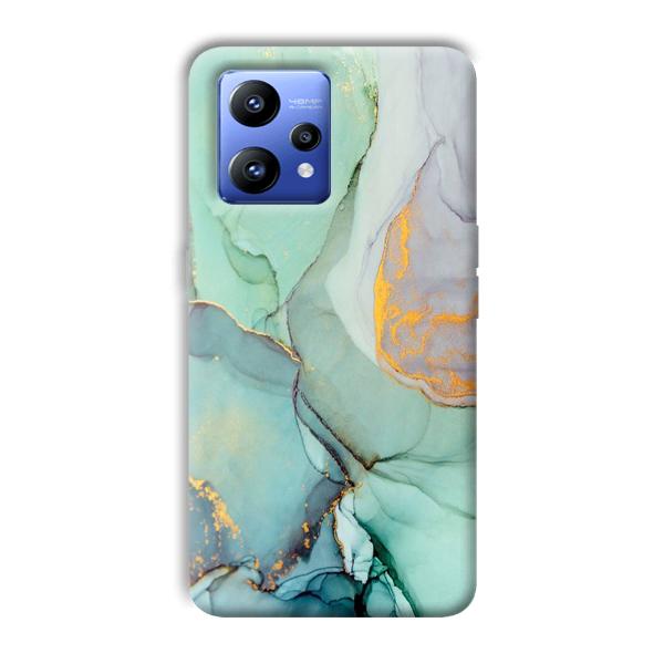 Green Marble Phone Customized Printed Back Cover for Realme Narzo 50 Pro