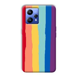 Vertical Paint Phone Customized Printed Back Cover for Realme Narzo 50 Pro