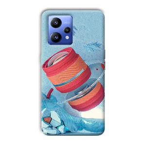 Blue Design Phone Customized Printed Back Cover for Realme Narzo 50 Pro