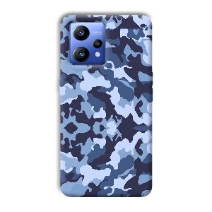 Blue Patterns Phone Customized Printed Back Cover for Realme Narzo 50 Pro