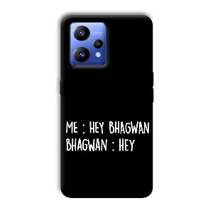Hey Bhagwan Phone Customized Printed Back Cover for Realme Narzo 50 Pro