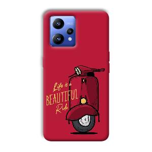 Life is Beautiful  Phone Customized Printed Back Cover for Realme Narzo 50 Pro