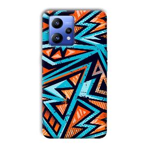 Zig Zag Pattern Phone Customized Printed Back Cover for Realme Narzo 50 Pro