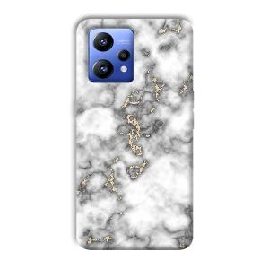 Grey White Design Phone Customized Printed Back Cover for Realme Narzo 50 Pro